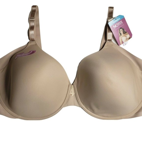 Olga by Warner's No Side Effects Collection Underwire Bra 44C GB0561 New Brown - Picture 3 of 6